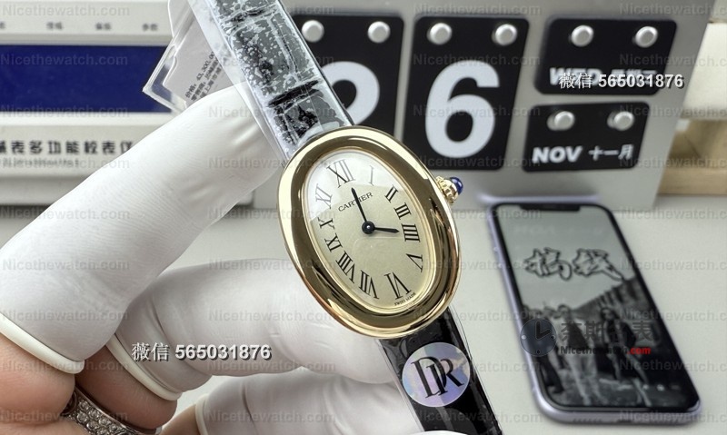 小众高级感拉满！DR厂卡地亚浴缸WJBA0031复刻表实测：小众经典，优雅与个性的完美平衡 | 奈斯探表