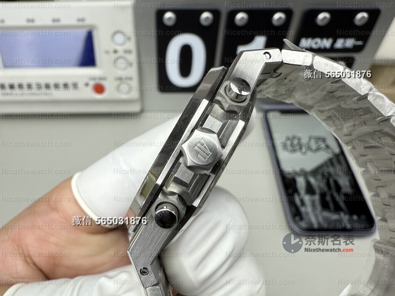 APS厂爱彼26331紫霜金实测:一体机芯+真霜金工艺,戴上就像原装! | 奈斯探表 APS厂爱彼26331紫霜金实测:一体机芯+真霜金工艺,戴上就像原装! | 奈斯探表