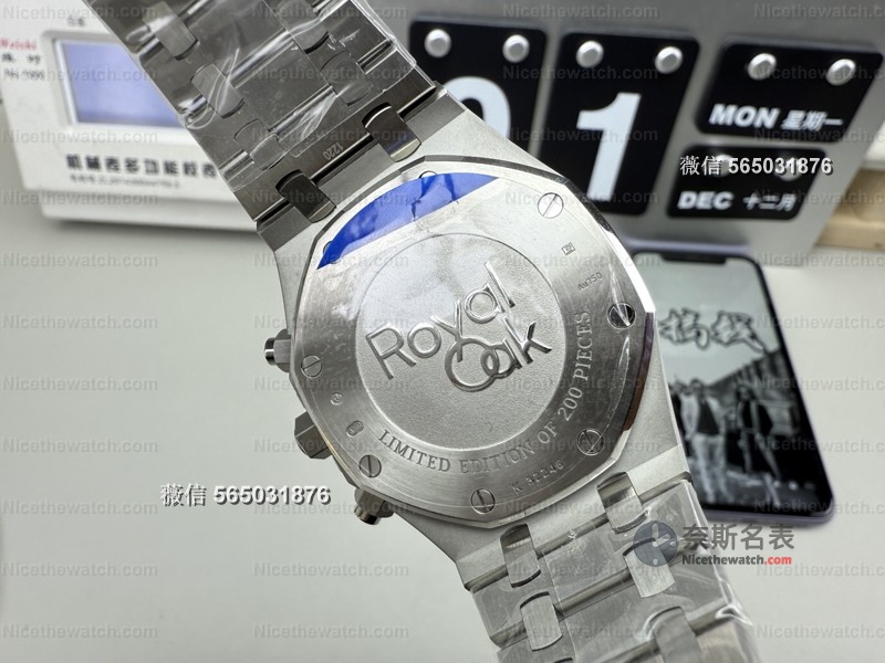 APS厂爱彼26331紫霜金实测:一体机芯+真霜金工艺,戴上就像原装! | 奈斯探表 APS厂爱彼26331紫霜金实测:一体机芯+真霜金工艺,戴上就像原装! | 奈斯探表