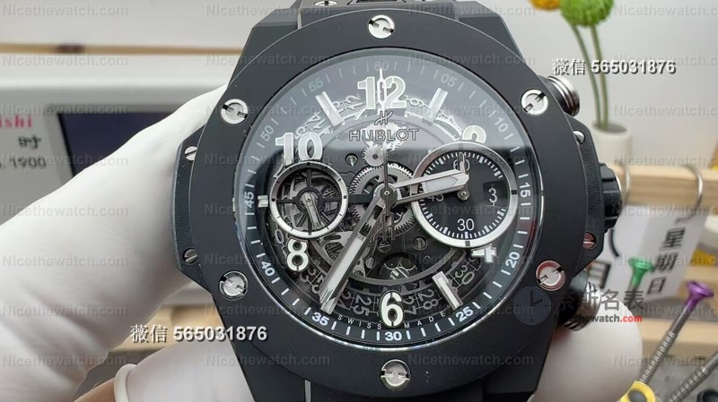 全黑化+磨砂颗粒感!BBF宇舶大爆炸黑陶瓷细节拉满,夜光计时全到位! | 奈斯探表 全黑化+磨砂颗粒感!BBF宇舶大爆炸黑陶瓷细节拉满,夜光计时全到位! | 奈斯探表