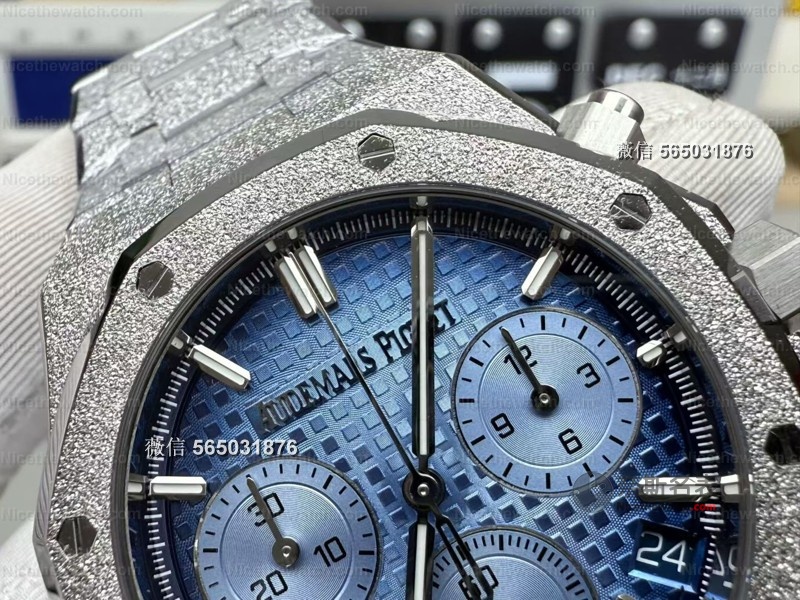 APS厂爱彼26240BC渐变冰蓝霜金腕表评测：高颜值“解毒神器”，值不值得入手？ | 奈斯探表