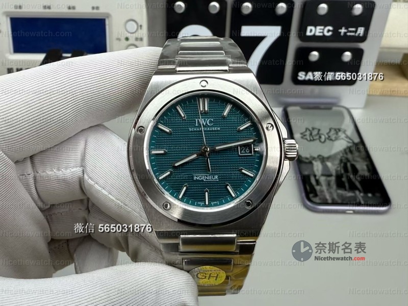 GH厂IWC工程师40快拆版实测:绿盘吸睛、9015改芯稳不稳?值不值得入手? | 奈斯探表 GH厂IWC工程师40快拆版实测:绿盘吸睛、9015改芯稳不稳?值不值得入手? | 奈斯探表