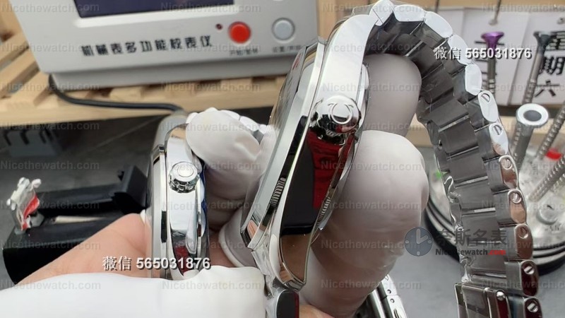 小手腕福音！VS厂欧米茄38mm黑盘海马复刻表深度评测：丹东8800机芯+54小时储能真香！ | 奈斯探表