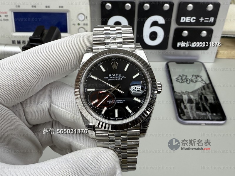 别再买旧版了！VS 41mm黑盘日志V2全面升级，狗牙圈闪、盘面无色差 | 奈斯探表