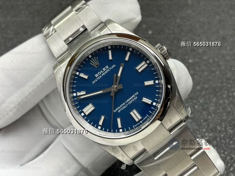 哑光莫兰迪蓝太高级！VS蚝式恒动41mm丹东3230机芯实测，70小时动储真香 | 奈斯探表