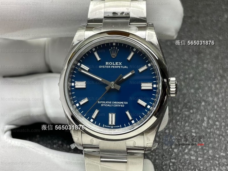 哑光莫兰迪蓝太高级！VS蚝式恒动41mm丹东3230机芯实测，70小时动储真香 | 奈斯探表