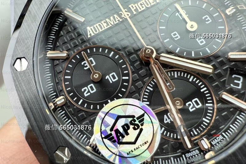 全陶瓷+无卡度机芯！APS爱彼26240黑陶瓷复刻实测，告别一眼假！ | 奈斯探表