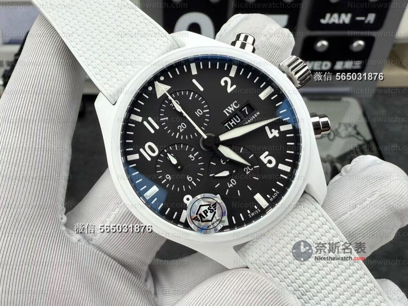 戴了APS太浩湖白陶瓷飞计一周!44.5mm巨无霸+全陶瓷壳,居然不显大? | 奈斯探表 戴了APS太浩湖白陶瓷飞计一周!44.5mm巨无霸+全陶瓷壳,居然不显大? | 奈斯探表