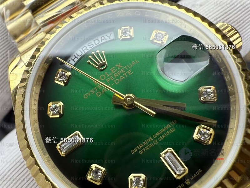 不是所有绿盘都叫“烟熏绿”！QF DD 36mm用158克配重重新定义高仿天花板！ | 奈斯探表