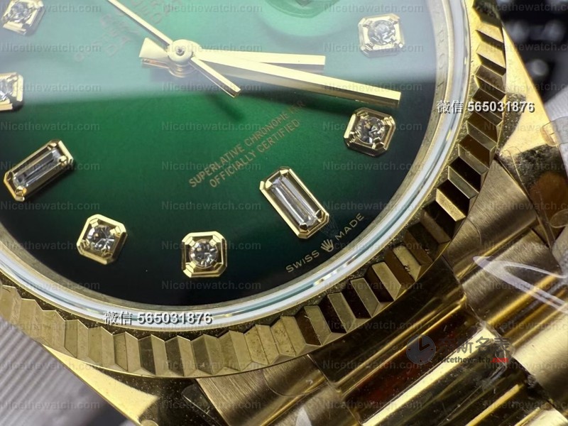 不是所有绿盘都叫“烟熏绿”！QF DD 36mm用158克配重重新定义高仿天花板！ | 奈斯探表