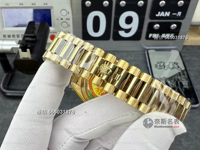 不是所有绿盘都叫“烟熏绿”！QF DD 36mm用158克配重重新定义高仿天花板！ | 奈斯探表