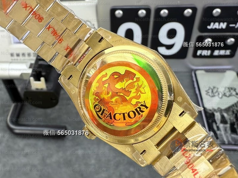 不是所有绿盘都叫“烟熏绿”！QF DD 36mm用158克配重重新定义高仿天花板！ | 奈斯探表