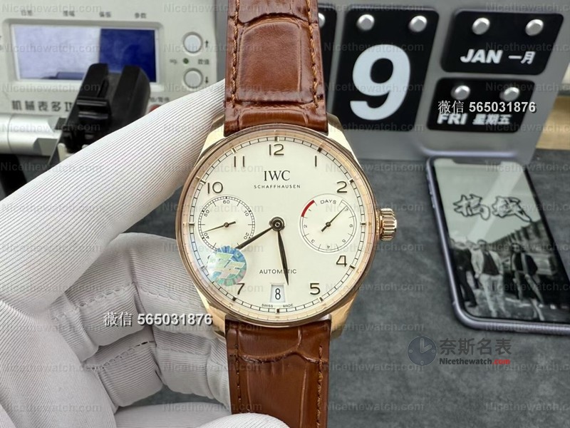 比蓝针更显贵气？ZF万国葡七金针版开箱：细节拉满，连CD纹都对版！ | 奈斯探表