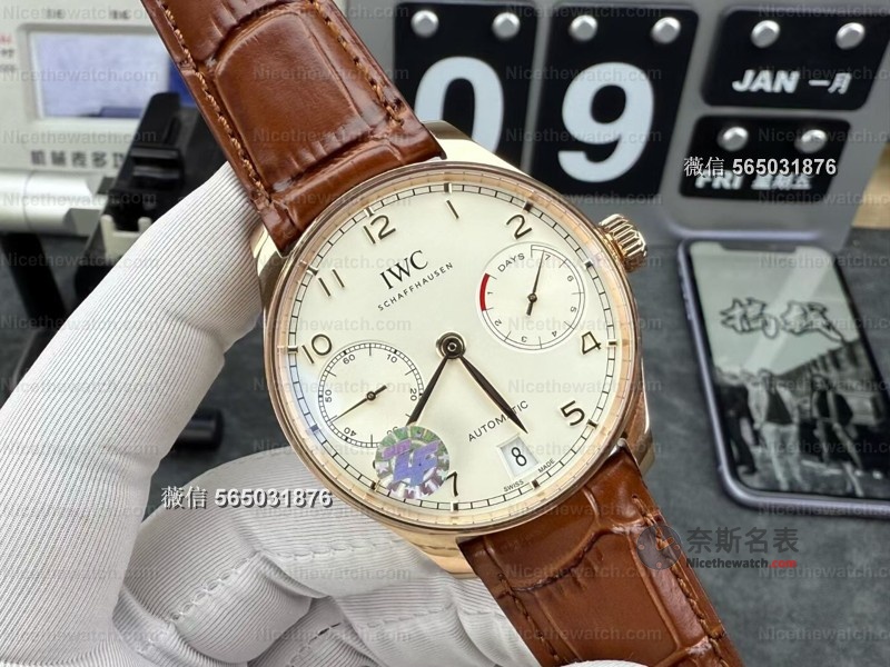 比蓝针更显贵气？ZF万国葡七金针版开箱：细节拉满，连CD纹都对版！ | 奈斯探表