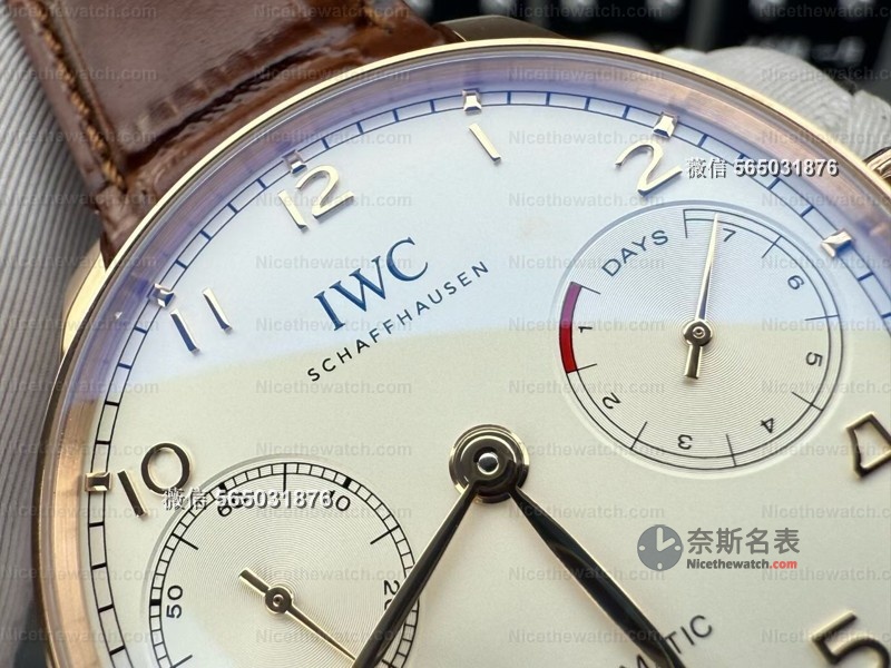 比蓝针更显贵气？ZF万国葡七金针版开箱：细节拉满，连CD纹都对版！ | 奈斯探表