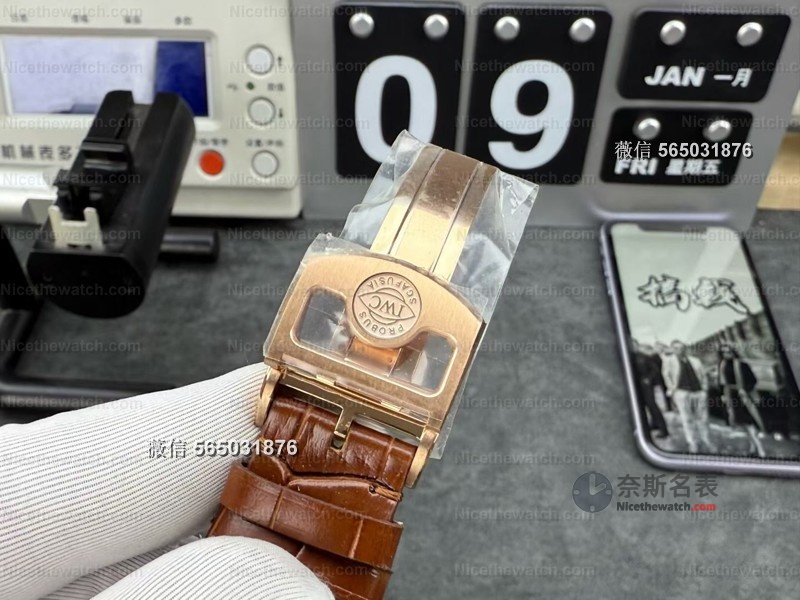 比蓝针更显贵气？ZF万国葡七金针版开箱：细节拉满，连CD纹都对版！ | 奈斯探表