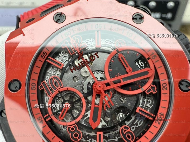 告别7750！BBF厂Big Bang红色魔力搭载自研UNICO机芯，真实计时+快拆表带太香了！ | 奈斯探表