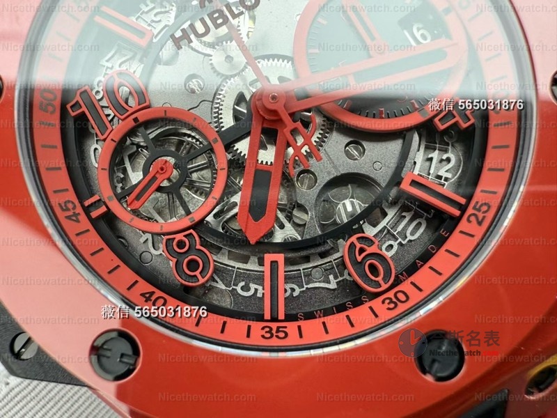 告别7750！BBF厂Big Bang红色魔力搭载自研UNICO机芯，真实计时+快拆表带太香了！ | 奈斯探表