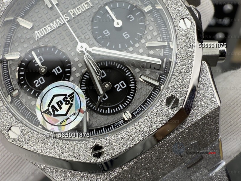 低调才是顶级炫耀！入手APS爱彼26240BC霜金灰盘，朋友都以为是原装！ | 奈斯探表