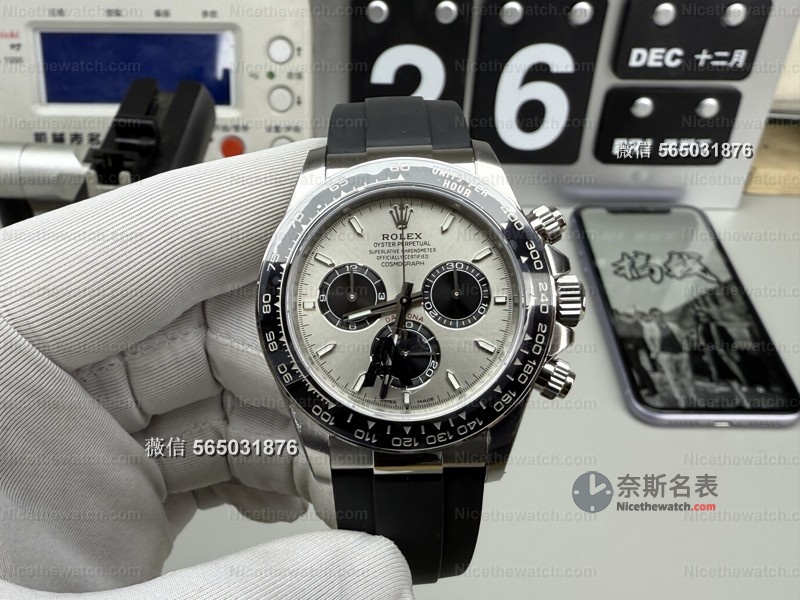 VS厂劳力士灰熊迪通拿深度实测:138克配重+丹东4131机芯,值不值得入? | 奈斯探表 VS厂劳力士灰熊迪通拿深度实测:138克配重+丹东4131机芯,值不值得入? | 奈斯探表