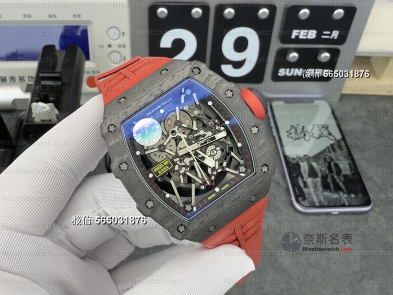 ZF厂2025重磅出击!理查德米勒RM35-02一体机芯真宝石,这次真的赢麻了? | 奈斯探表 ZF厂2025重磅出击!理查德米勒RM35-02一体机芯真宝石,这次真的赢麻了? | 奈斯探表