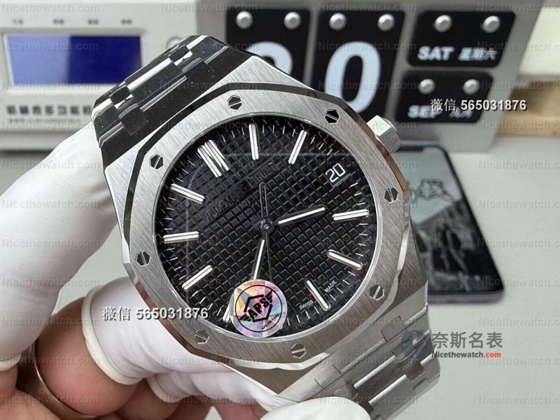 APS爱彼15510ST黑盘开箱实测：41mm钢王复刻表值不值得入？看完这篇再决定 | 奈斯探表