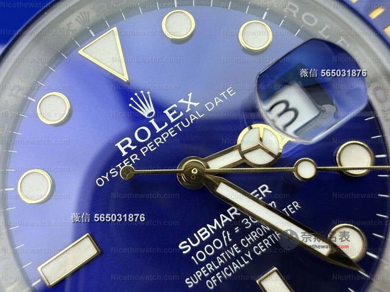 间金蓝水鬼终极进化！VS厂V2配重版实测180克，丹东3235机芯+电镀金工艺太顶了 | 奈斯探表