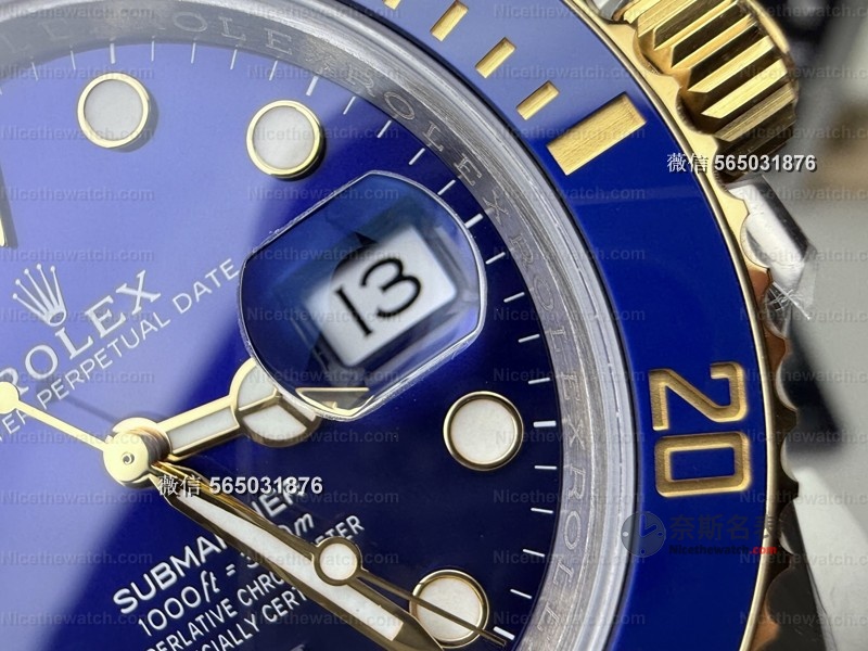 间金蓝水鬼终极进化！VS厂V2配重版实测180克，丹东3235机芯+电镀金工艺太顶了 | 奈斯探表