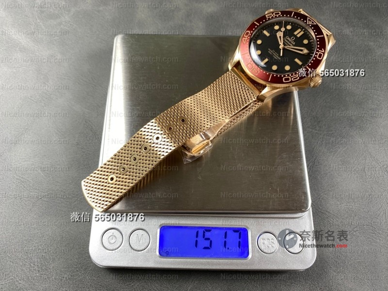 VS厂欧米茄海马300青铜金上手体验：复古金棕配色配上8806机芯，这块复刻表有点东西！ | 奈斯探表
