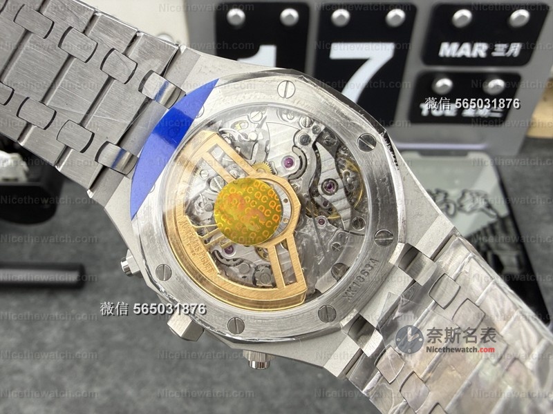 章鱼哥实测：APS厂爱彼26240蓝钢款，4401一体机芯能否复刻“皇家橡树”的深邃蓝？ | 奈斯探表