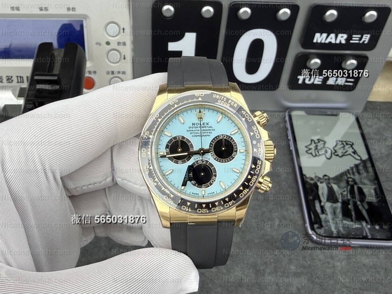 VS厂蒂芙尼蓝金迪通拿4131机芯实测:这款新配色能否成为复刻新宠? | 奈斯探表 VS厂蒂芙尼蓝金迪通拿4131机芯实测:这款新配色能否成为复刻新宠? | 奈斯探表