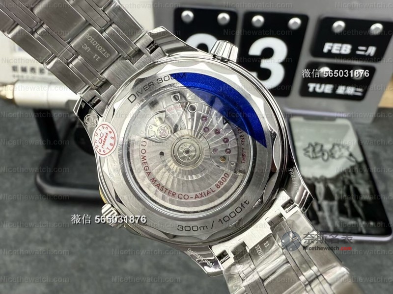 VS厂欧米茄海马300米升级8806机芯：这次真的"稳"了 | 奈斯探表