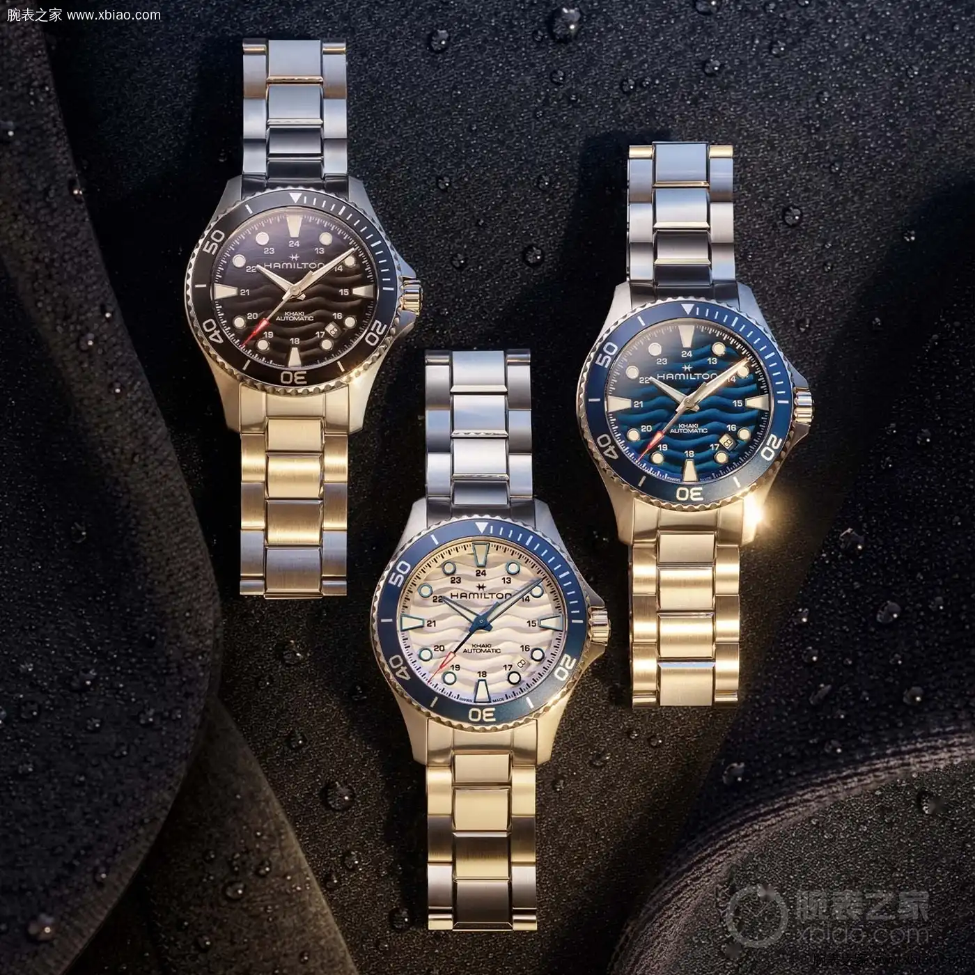 汉米尔顿推出五款全新水肺40mm腕表:波浪盘面+80小时动储,售价仅795瑞郎 | 奈斯探表 汉米尔顿推出五款全新水肺40mm腕表:波浪盘面+80小时动储,售价仅795瑞郎 | 奈斯探表