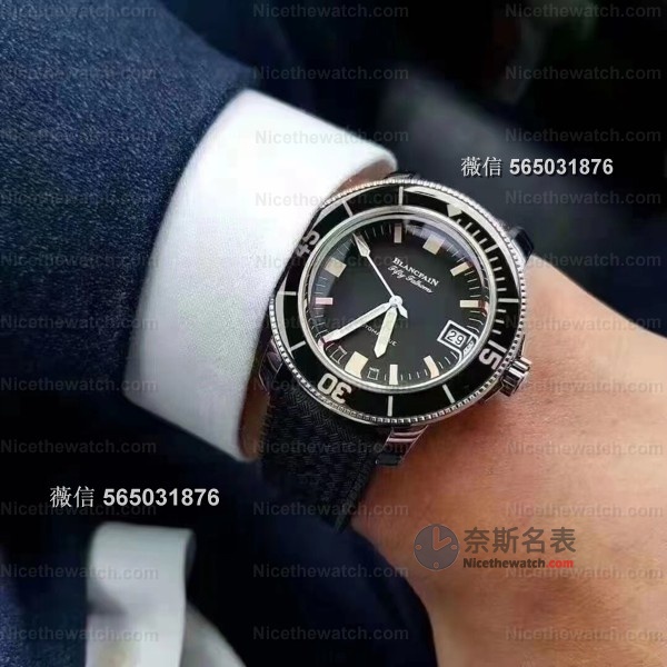 别再买低端货了!ZF厂宝珀五十噚5008B实拍,弧形镜面+鱼鳞纹打磨,细节狂魔都挑不出刺 | 奈斯探表 别再买低端货了!ZF厂宝珀五十噚5008B实拍,弧形镜面+鱼鳞纹打磨,细节狂魔都挑不出刺 | 奈斯探表