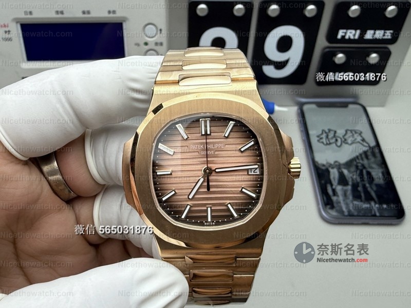 鹦鹉螺复刻选哪家?3K厂5711玫瑰金8.3mm超薄实测,佩戴舒适+功能全联动,谁戴谁真香 | 奈斯探表 鹦鹉螺复刻选哪家?3K厂5711玫瑰金8.3mm超薄实测,佩戴舒适+功能全联动,谁戴谁真香 | 奈斯探表