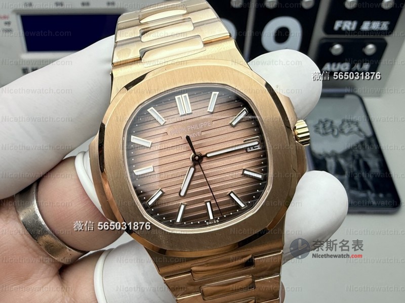 鹦鹉螺复刻选哪家?3K厂5711玫瑰金8.3mm超薄实测,佩戴舒适+功能全联动,谁戴谁真香 | 奈斯探表 鹦鹉螺复刻选哪家?3K厂5711玫瑰金8.3mm超薄实测,佩戴舒适+功能全联动,谁戴谁真香 | 奈斯探表