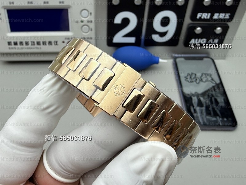 鹦鹉螺复刻选哪家?3K厂5711玫瑰金8.3mm超薄实测,佩戴舒适+功能全联动,谁戴谁真香 | 奈斯探表 鹦鹉螺复刻选哪家?3K厂5711玫瑰金8.3mm超薄实测,佩戴舒适+功能全联动,谁戴谁真香 | 奈斯探表
