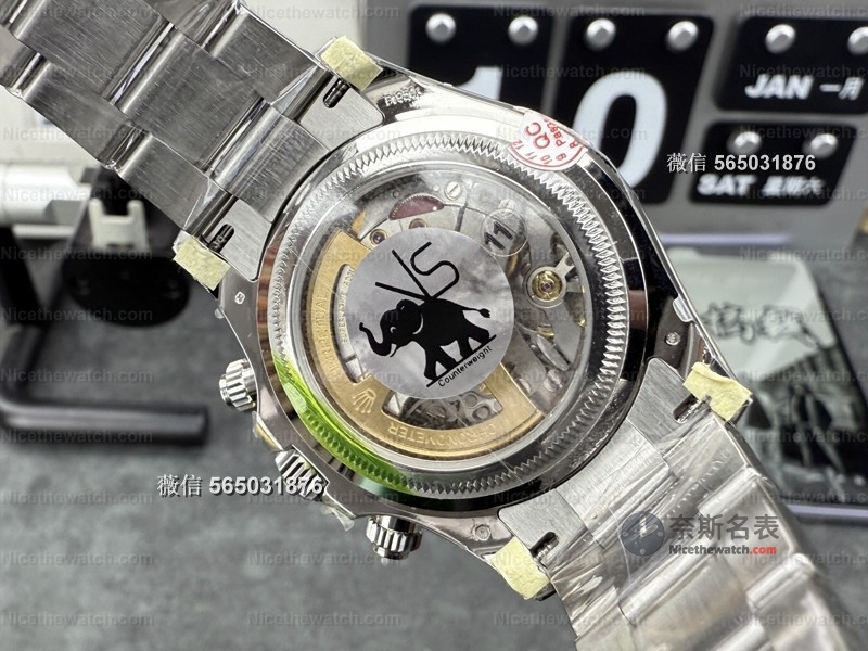VS厂V3冰蓝迪实测：176克配重+丹东4131机芯，这"压手感"真的接近PT950铂金！ | 奈斯探表