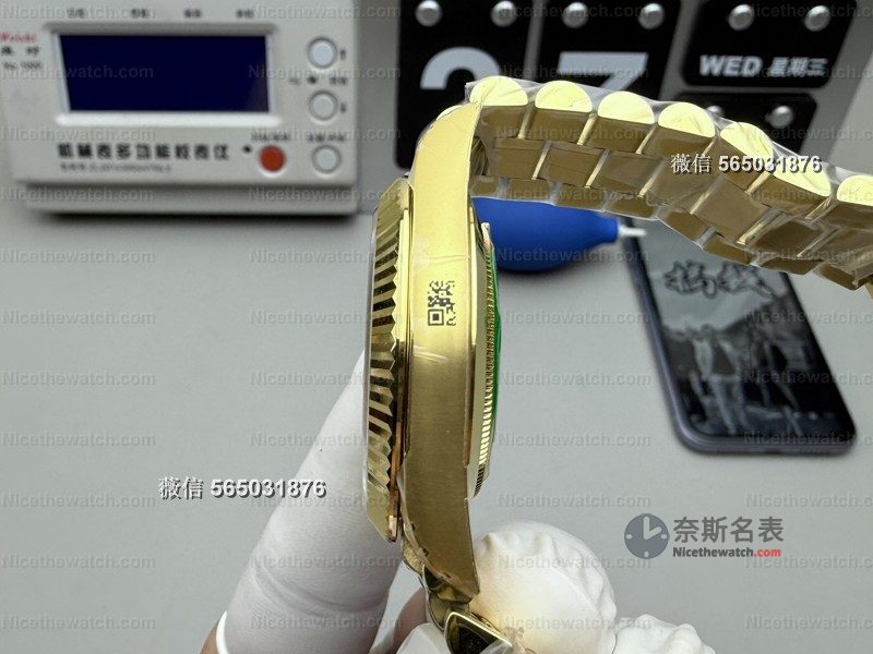 CBD厂黑冰糖V9实测：219克配重+18K真金电镀，这款复刻大金劳太压手了！ | 奈斯探表