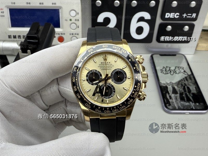 VS厂劳力士余文乐迪通拿实测:这块"金黑配"真的稳吗? | 奈斯探表 VS厂劳力士余文乐迪通拿实测:这块"金黑配"真的稳吗? | 奈斯探表