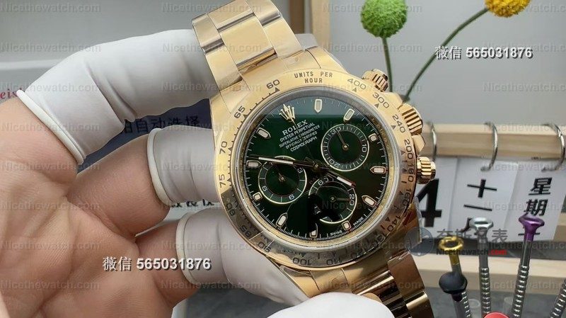 VS厂绿金迪V3实测：184克配重+丹东4131机芯，这款复刻迪太压手了！ | 奈斯探表