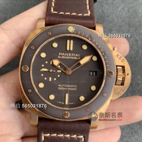 VS 厂沛纳海968 实测：P9010 机芯 + 氧化包浆，这款硬汉腕表太有味道了！ | 奈斯探表