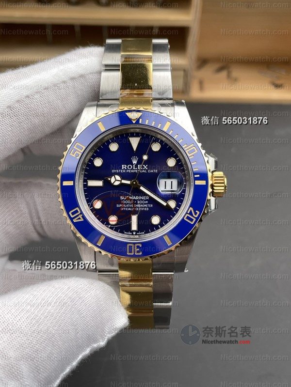VS 厂间金蓝水鬼 V2 实测：180 克配重 +27 珠滚珠，这款复刻水鬼太压手了！ | 奈斯探表