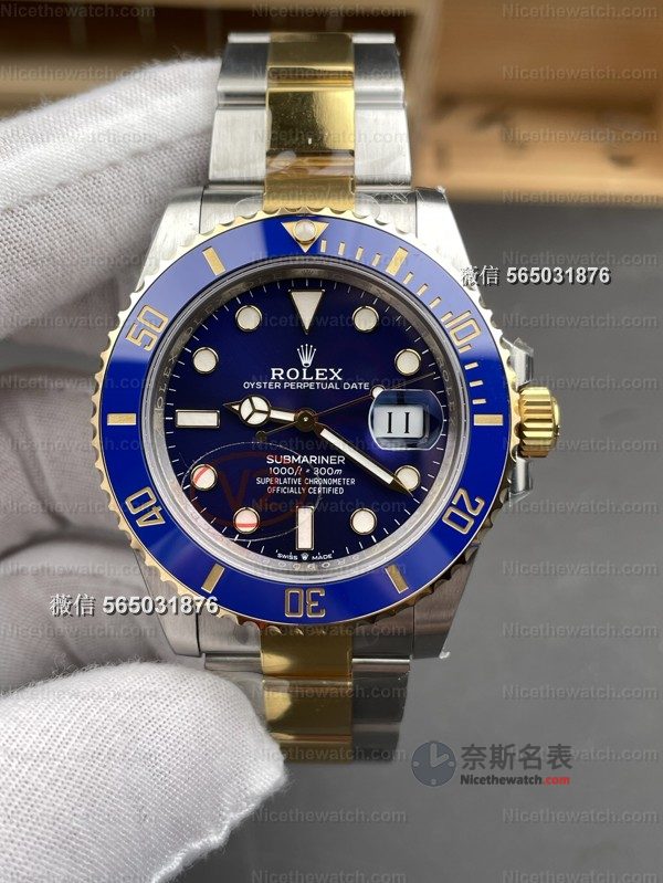 VS 厂间金蓝水鬼 V2 实测：180 克配重 +27 珠滚珠，这款复刻水鬼太压手了！ | 奈斯探表