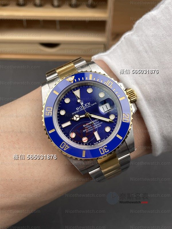VS 厂间金蓝水鬼 V2 实测：180 克配重 +27 珠滚珠，这款复刻水鬼太压手了！ | 奈斯探表