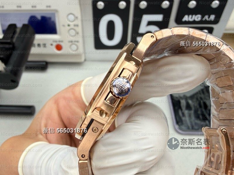 UMI 厂 5712R 配重版实测：200 克压重 +240 一体机芯，这款玫瑰金鹦鹉螺真的顶！ | 奈斯探表