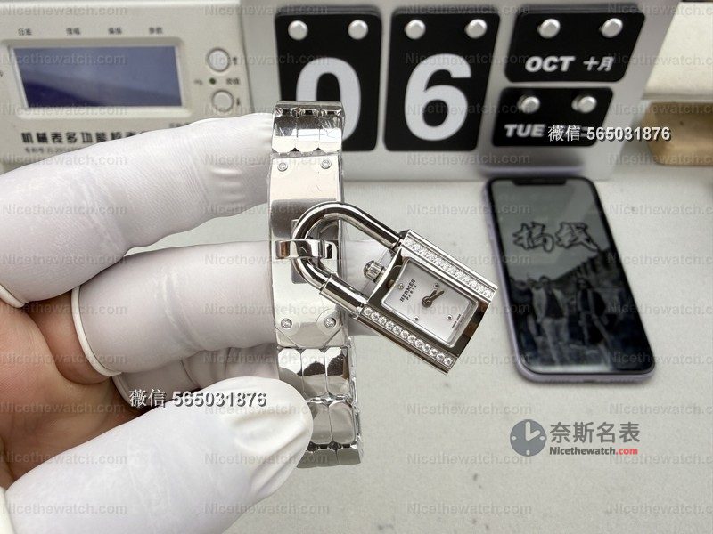 被称为“腕间碎钞机”的爱马仕Kelly锁，BBA厂满钻版本到底值不值得入手？ | 奈斯探表