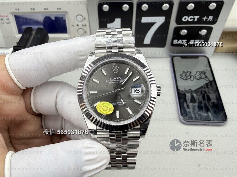 VS厂41mm灰日志无卡度版深度拆解:揭秘丹东3235指纹打磨与27颗陶瓷滚珠防伪真相! | 奈斯探表 VS厂41mm灰日志无卡度版深度拆解:揭秘丹东3235指纹打磨与27颗陶瓷滚珠防伪真相! | 奈斯探表